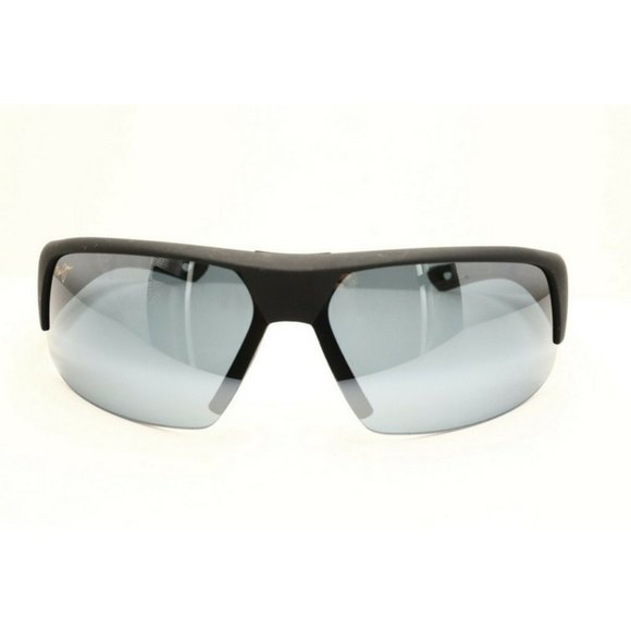 Maui Jim 523-2MR Wrap Black Polarized Sunglasses - Picture 2 of 8